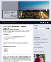 screenshot of elizabethknoxonline.com